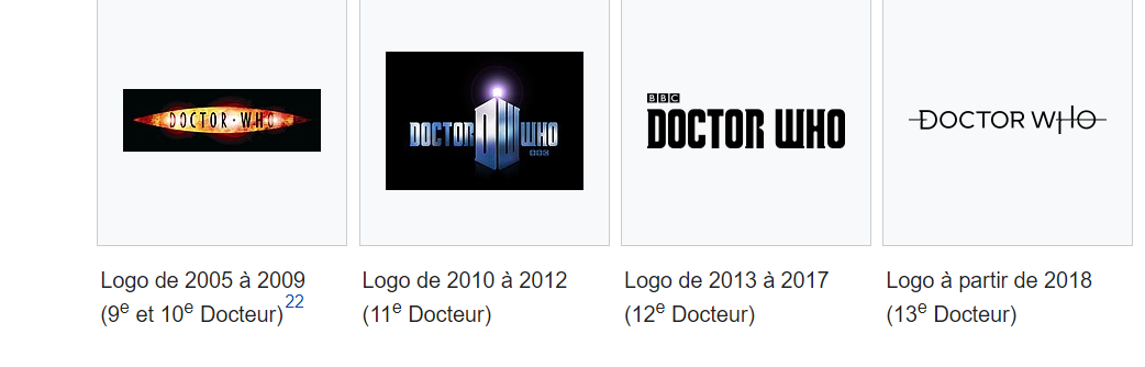 Logo Dr Who 2eme série